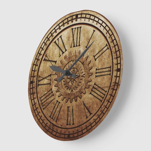 Steampunk Wall Clock 3 Grote Klok (Hoek)