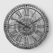 Steampunk Wall Clock 4 Grote Klok (Voorkant)