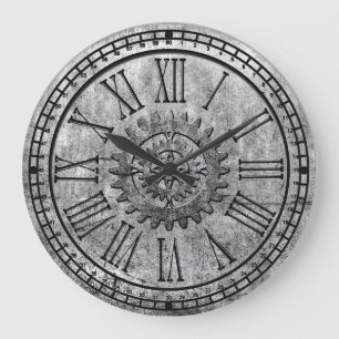 Steampunk Wall Clock 4 Grote Klok