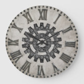 Steampunk Wall Clock Grote Klok (Voorkant)