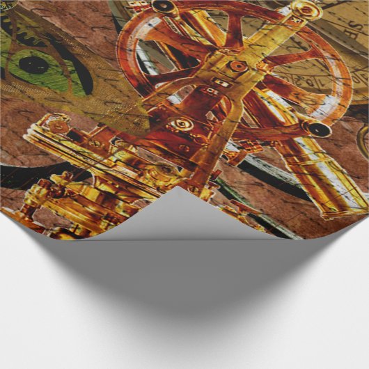  Steampunk Wallpaper Cadeaupapier (Hoek)