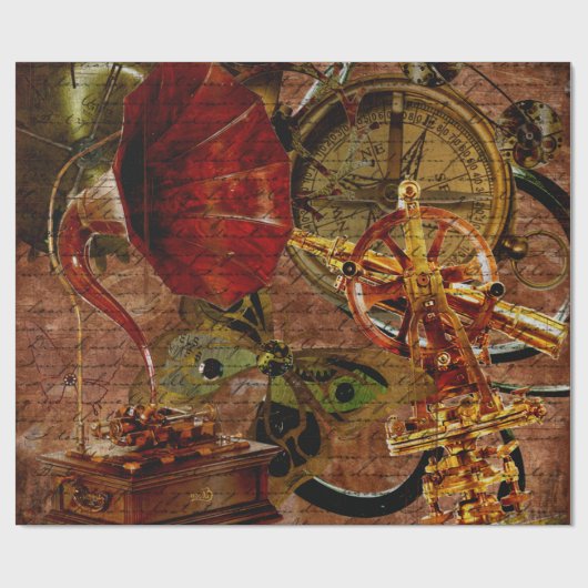  Steampunk Wallpaper Cadeaupapier (Vlak)