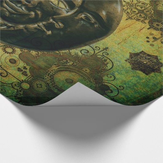 Steampunk Wallpaper Cadeaupapier (Hoek)