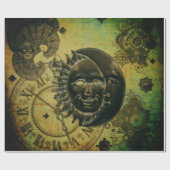 Steampunk Wallpaper Cadeaupapier (Vlak)