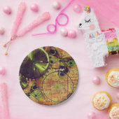 Steampunk Wallpaper Papieren Bordje (Feest)