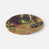 Steampunk Wallpaper Papieren Bordje (Gekanteld)