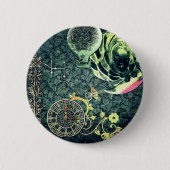  Steampunk Wallpaper Ronde Button 5,7 Cm (Voorkant)