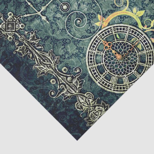  Steampunk Wallpaper Tissuepapier (Detail)