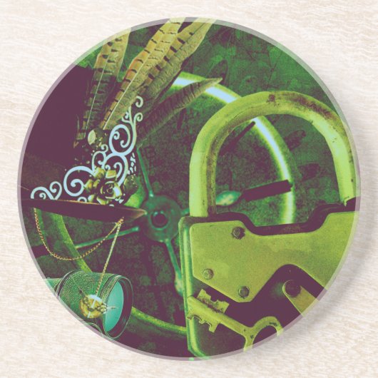  Steampunk Wallpaper Zandsteen Onderzetter (Voorkant)