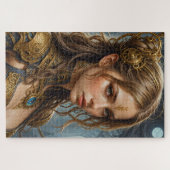 Steampunk Warrior Prinses Legpuzzel (Horizontaal)