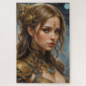 Steampunk Warrior Prinses Legpuzzel (Verticaal)