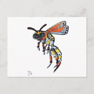 Steampunk Wasp.jpg Briefkaart