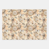 Steampunk Watch en Butterflies Pastel Inpakpapier Vel (Voorkant 3)