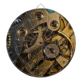 Steampunk Watch Mechanism Dartbord (Voorkant)