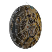 Steampunk Watch Mechanism Dartbord (Voorkant Links)