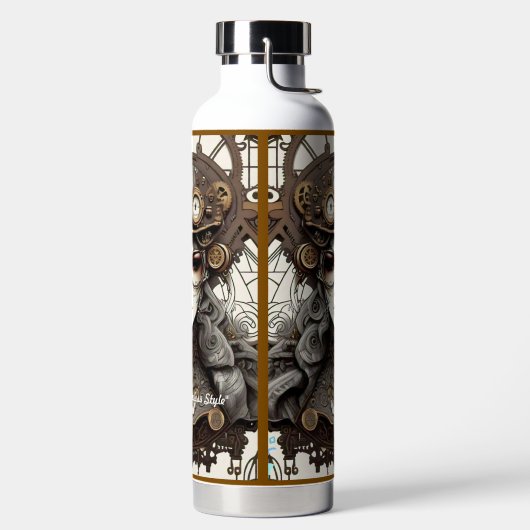 Steampunk waterfles (Links)