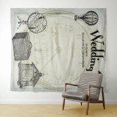  Steampunk Weddenschap Achtergrond Wandkleed (In Situ (horizontaal))