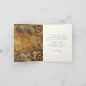 Steampunk Weddenschap Bedankt Kaarten (Binnen)