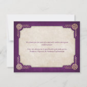 Steampunk Wedding Bedankkaart (Achterkant)