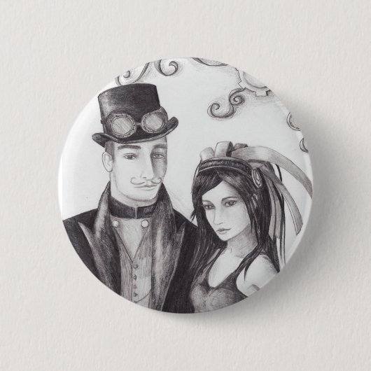 Steampunk Wedding - Button (Voorkant)