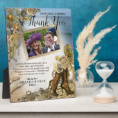 Steampunk Wedding by the Zee Dank u wel Fotoplaat (Zijkant)