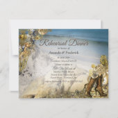 Steampunk Wedding by the Zee Rehearsal diner Kaart (Voorkant)