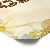 Steampunk Wedding, decoratieve horizontale banner Poster (Hoek)