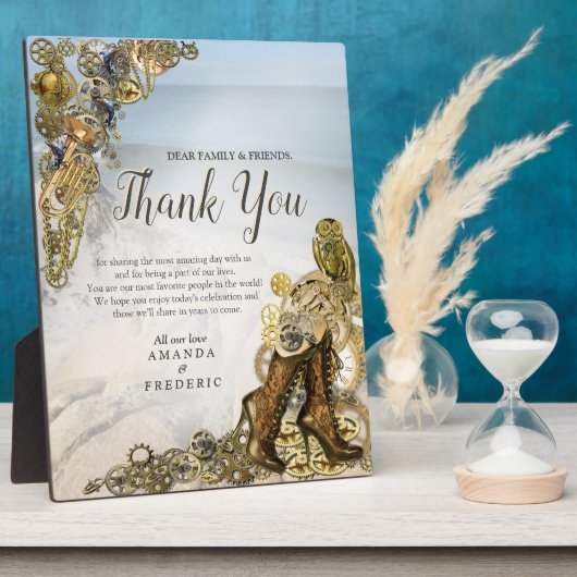 Steampunk Wedding door het Zee Fotoplaat (Zijkant)