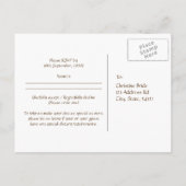 Steampunk Wedding, RSVP briefkaart (Achterkant)
