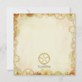 Steampunk Wedding, sparen de datumaankondiging Save The Date (Achterkant)