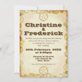 Steampunk Wedding, uitnodiging van 5 x 7 inch (Voorkant)
