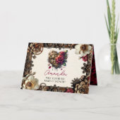 Steampunk Wedding | Word jij mijn Maid of Honor? Kaart (Voorkant)