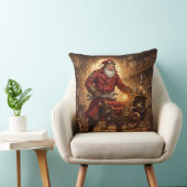 Steampunk Weihnachtsmann Werkstatt Kussen (Stoel)