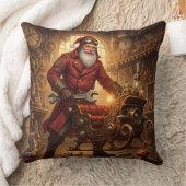 Steampunk Weihnachtsmann Werkstatt Kussen (Deken)