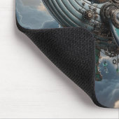 Steampunk Whale Mousepad Muismat (Hoek)