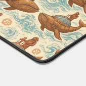 Steampunk Whale Sub Voyage Bureaumat (Hoek)