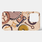 Steampunk Wielen, tandwielen, sleutels, oude steen Case-Mate iPhone Case (Achterkant (horizontaal))