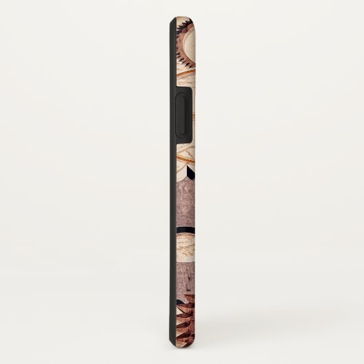 Steampunk Wielen, tandwielen, sleutels, oude steen Case-Mate iPhone Case (Achterkant/rechts)