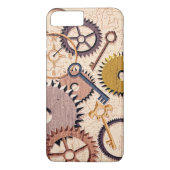 Steampunk Wielen, tandwielen, sleutels, oude steen Case-Mate iPhone Case (Achterkant)