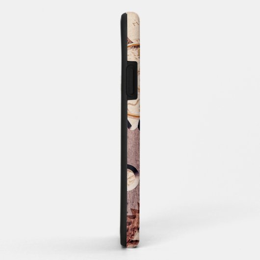 Steampunk Wielen, tandwielen, sleutels, oude steen Case-Mate iPhone Case (Achterkant/rechts)