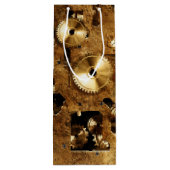 Steampunk Wijn Cadeautas (Achterkant)