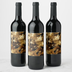 Steampunk Wijn Etiket