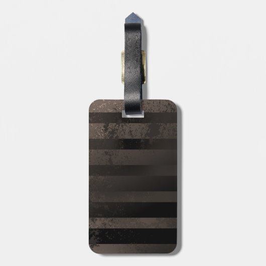 Steampunk-wijzerplaten met dragonfly bagagelabel (Achterkant verticaal)