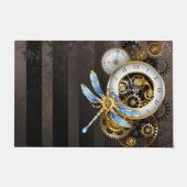 Steampunk-wijzerplaten met dragonfly deurmat (Voorkant)