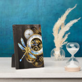 Steampunk-wijzerplaten met dragonfly fotoplaat (Zijkant)