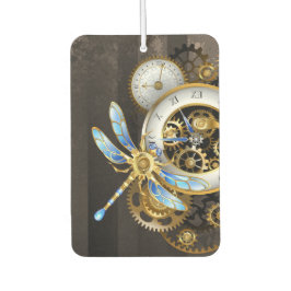 Steampunk-wijzerplaten met dragonfly luchtverfrisser