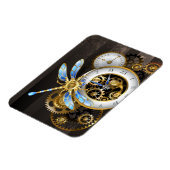 Steampunk-wijzerplaten met dragonfly magneet (Linkerzijde)