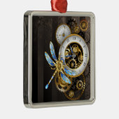 Steampunk-wijzerplaten met dragonfly metalen ornament (Rechts)