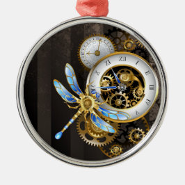 Steampunk-wijzerplaten met dragonfly metalen ornament