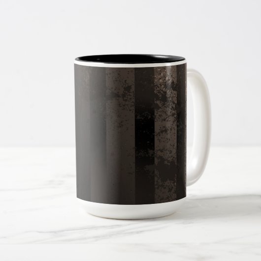 Steampunk-wijzerplaten met dragonfly tweekleurige koffiemok (Voorkant rechts)